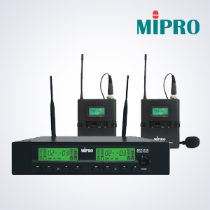 [MIPRO] 2-CHANNEL BELT TYPE W/L SYSTEM★ ACT-312DT-9A