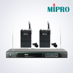 [MIPRO] 2-channel belt (pin) type wireless microphone ☆ MR-123DT