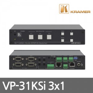 VP-31KSi 3x1 Computer Graphics Video & Stereo Audio Step-In Switcher