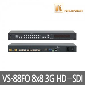 VS-88FO 8x8 3G HD−SDI Optical Matrix Switcher