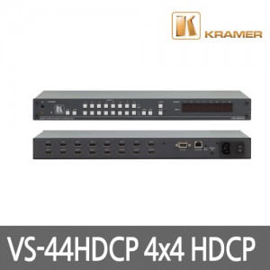 VS-44HDCP 4x4 HDCP-Compatible DVI Matrix Switcher