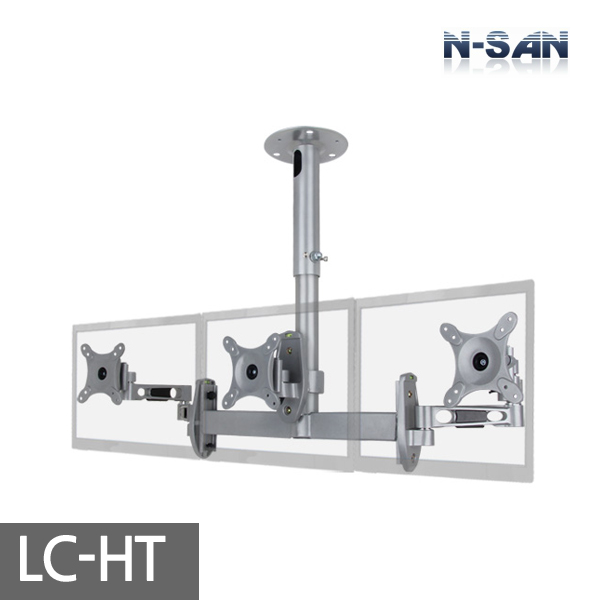 [ENSAN] LC-HT / Horizontal Triple Ceiling Bracket / TV Bracket / TV Stand / Applicable to 15-24 inches