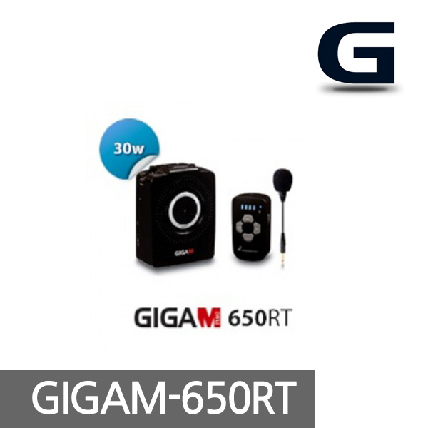 [Junseong Tech] GIGAM-650RT Gigaphone / Lecture Amplifier / Lecture Microphone / Dual-band Digital Wireless Microphone