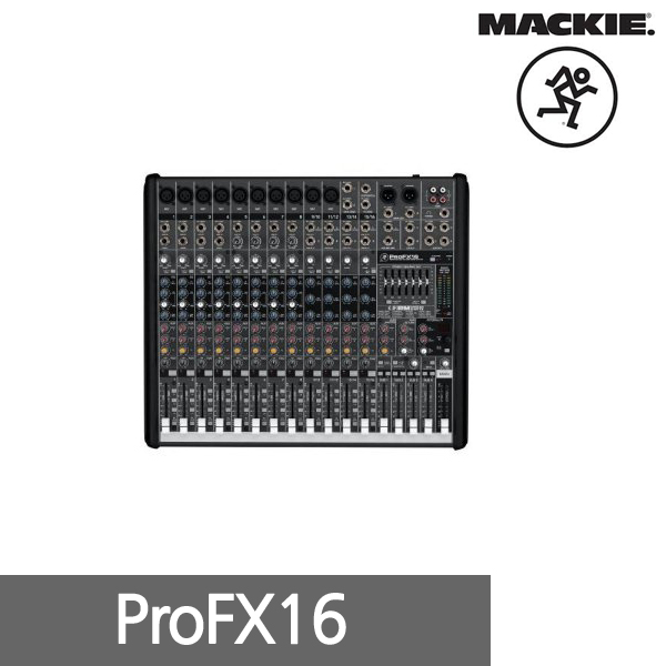  [MACKIE]ProFX16 16-channel Professional Effects Mixer w/ USB [Official Online Dealer]