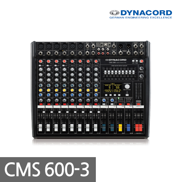 [DYNACORD] CMS600-3 / 12" Compact Mixing System (4Mic/Line+ 2Super-Ch + 2 Stereo-Line)