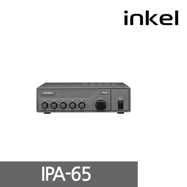 [INKEL] Amplifier IPA-65 IPA-65/ INKEL/ ipa65/ 60W MIC 2CH/ AUX 2CH/ TEL 1CH