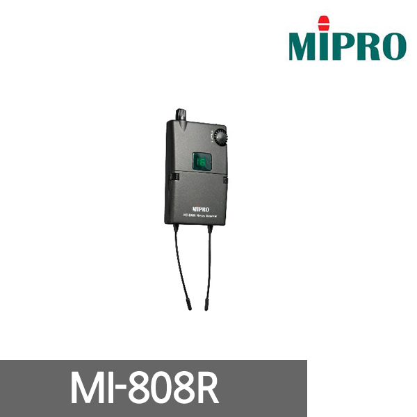 [MIPRO] MI-808R In-Ear System/24MHz/Wireless Microphone Bar Pack Receiver